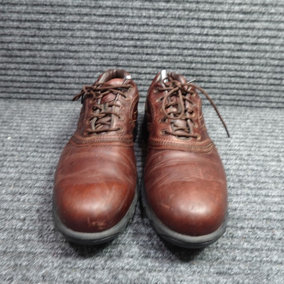 Footjoy Golf Shoes Mens 11.5 Brown 54049 Contour Series Cleats Leather - Picture 5 of 16